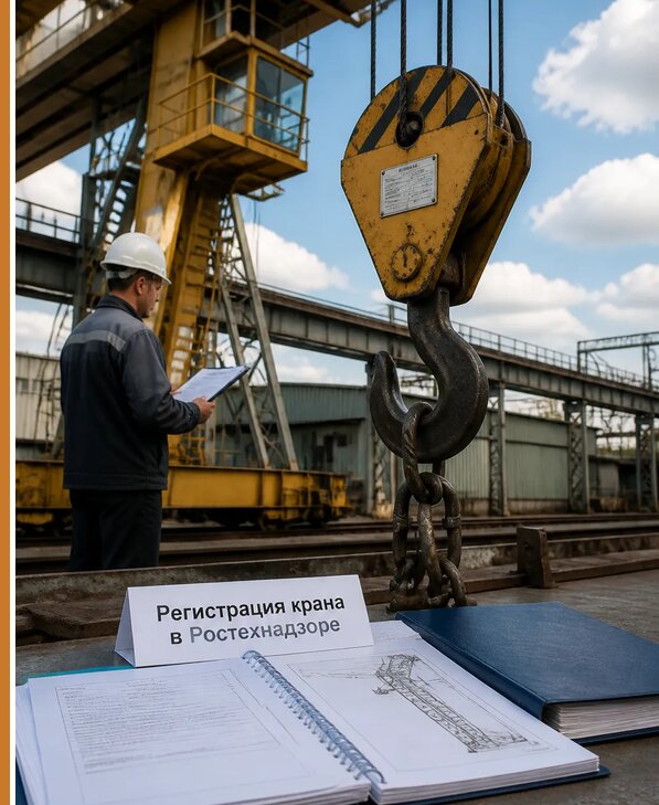 Регистрация крана в Ростехнадзоре в Сафонове от 15372 р. | Авеста ОТиПБ
